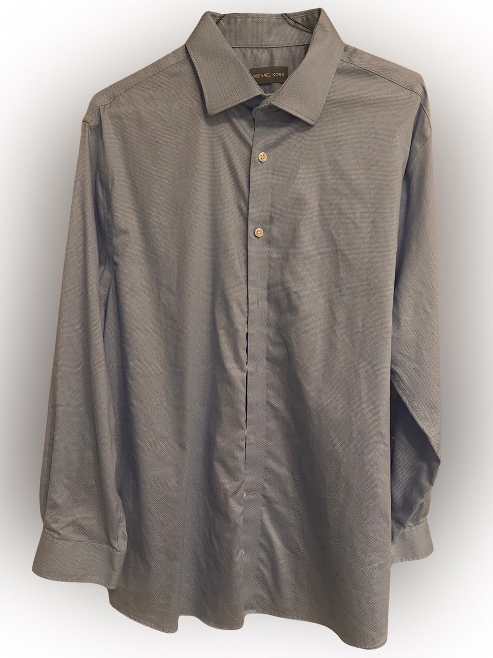 Michael Kors Men’s Airsoft Stretch Dress Shirt XL 17 32/33 Regular Fit